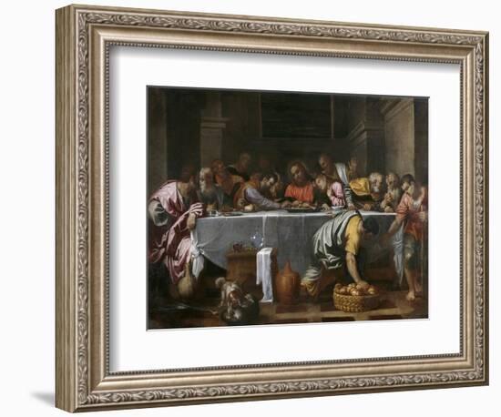 The Last Supper-Agostino Carracci-Framed Giclee Print