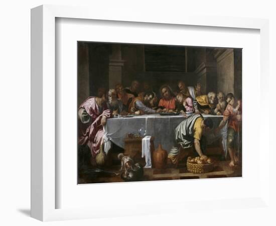 The Last Supper-Agostino Carracci-Framed Giclee Print