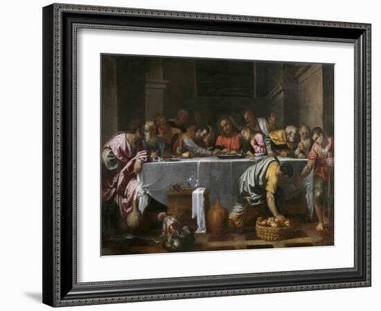 The Last Supper-Agostino Carracci-Framed Giclee Print