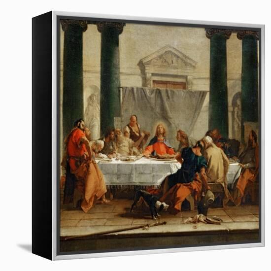 The Last Supper-Giambattista Tiepolo-Framed Premier Image Canvas