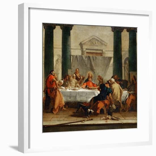 The Last Supper-Giambattista Tiepolo-Framed Giclee Print