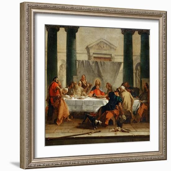 The Last Supper-Giambattista Tiepolo-Framed Giclee Print