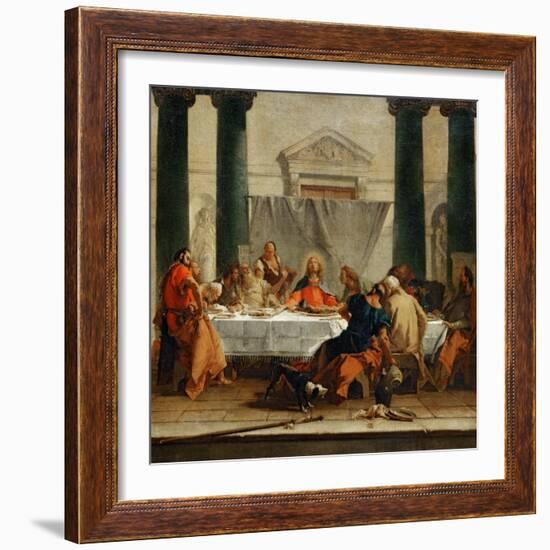 The Last Supper-Giambattista Tiepolo-Framed Giclee Print