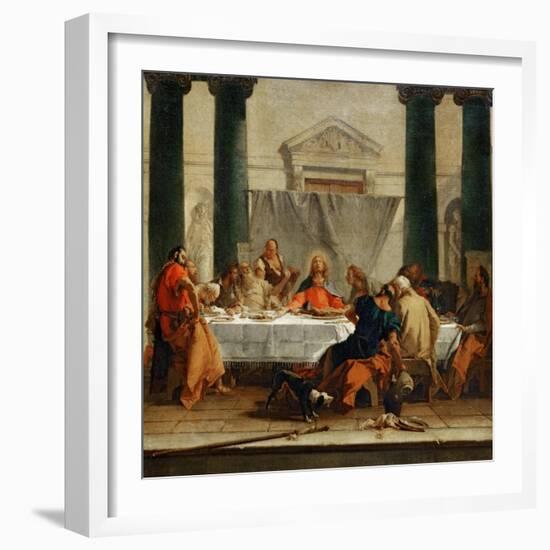 The Last Supper-Giambattista Tiepolo-Framed Giclee Print