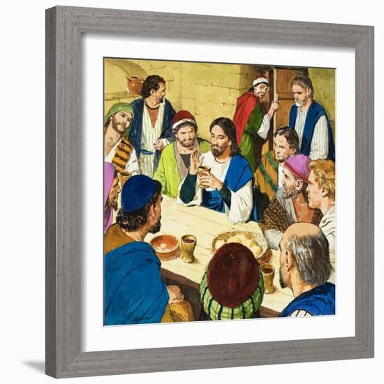 The Last Supper-Clive Uptton-Framed Giclee Print