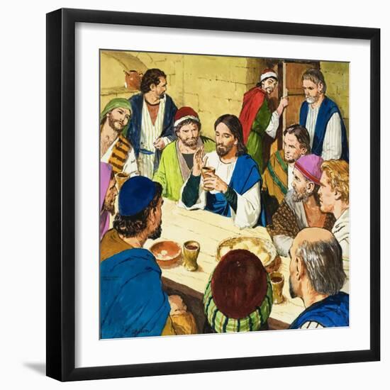 The Last Supper-Clive Uptton-Framed Giclee Print