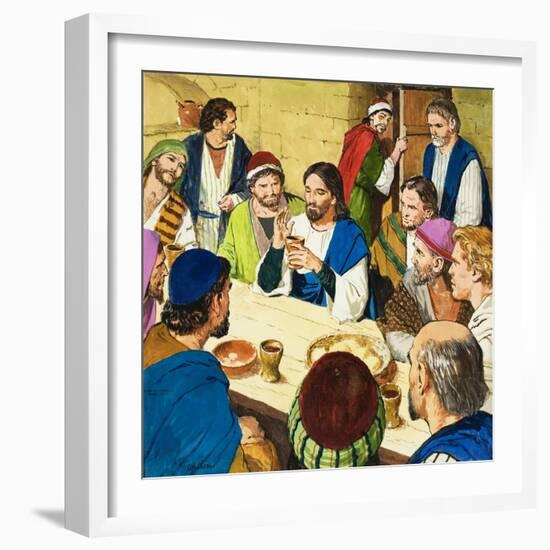 The Last Supper-Clive Uptton-Framed Giclee Print