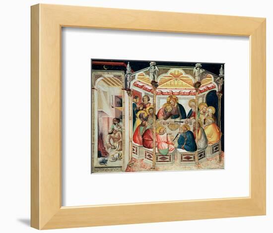 The Last Supper-Pietro Lorenzetti-Framed Premium Giclee Print