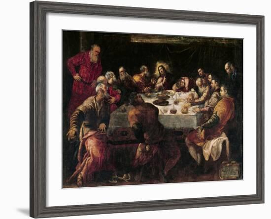 The Last Supper-Jacopo Robusti Tintoretto-Framed Giclee Print