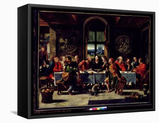 The Last Supper-Pieter Coecke van Aelst-Framed Premier Image Canvas