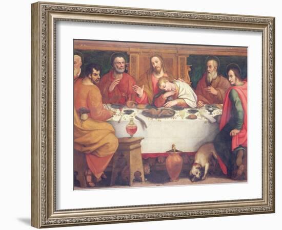 The Last Supper-Jan van der Straet-Framed Giclee Print