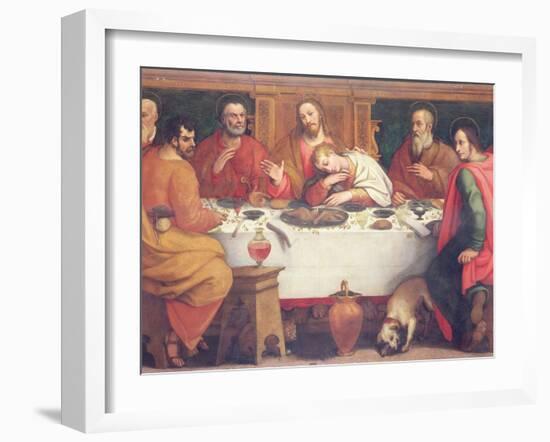 The Last Supper-Jan van der Straet-Framed Giclee Print