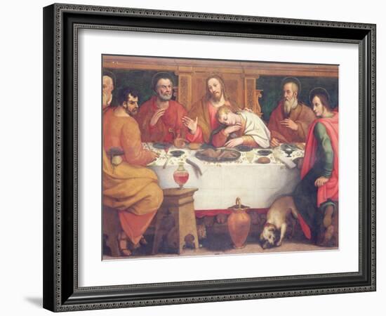 The Last Supper-Jan van der Straet-Framed Giclee Print