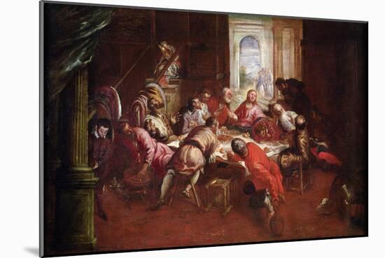 The Last Supper-Jacopo Robusti Tintoretto-Mounted Giclee Print