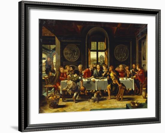 The Last Supper-Pieter Coecke van Aelst (Studio of)-Framed Giclee Print