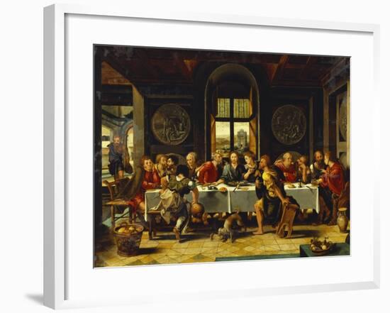 The Last Supper-Pieter Coecke van Aelst (Studio of)-Framed Giclee Print