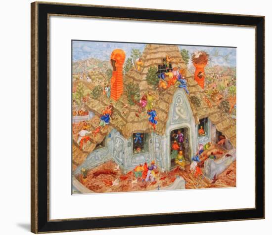 The Last Thatched Roof-Erich Brauer-Framed Collectable Print