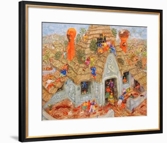 The Last Thatched Roof-Erich Brauer-Framed Collectable Print