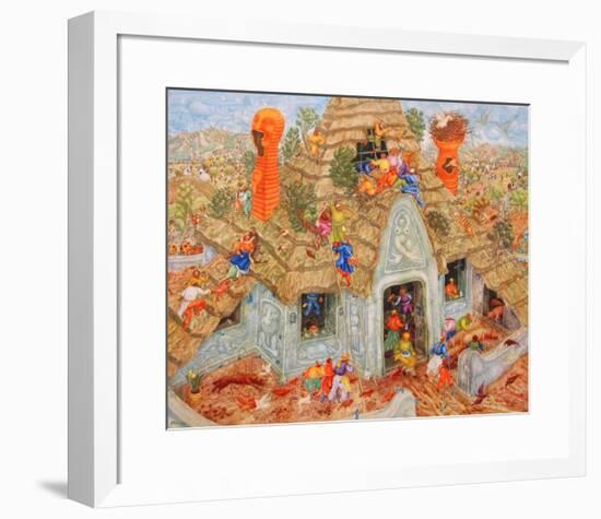 The Last Thatched Roof-Erich Brauer-Framed Collectable Print