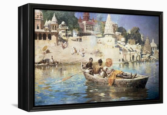 The Last Voyage-A Souvenir of the Ganges, Benares, 1885-Edwin Lord Weeks-Framed Premier Image Canvas