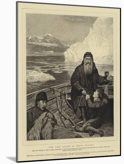 The Last Voyage of Henry Hudson-John Collier-Mounted Giclee Print