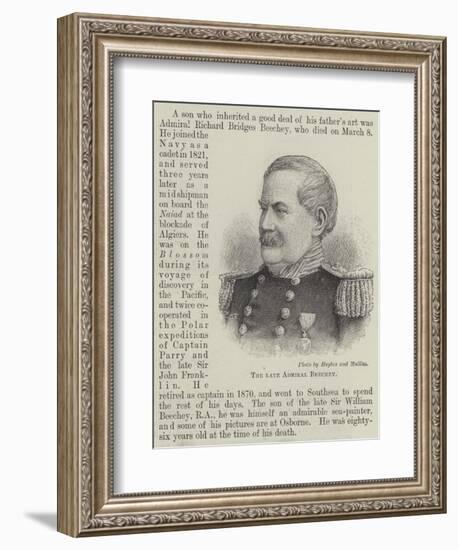 The Late Admiral Beechey-null-Framed Giclee Print