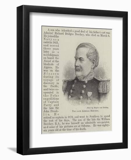 The Late Admiral Beechey-null-Framed Giclee Print