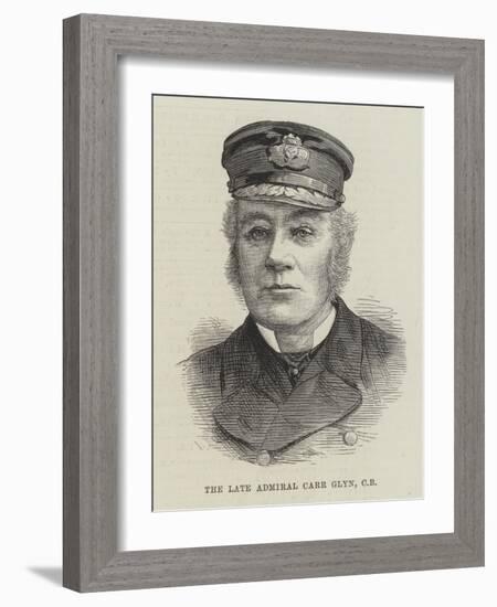 The Late Admiral Carr Glyn-null-Framed Giclee Print