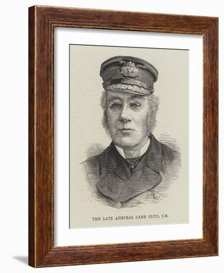 The Late Admiral Carr Glyn-null-Framed Giclee Print