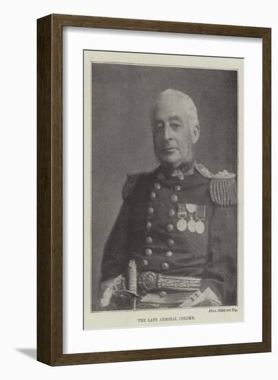 The Late Admiral Colomb-null-Framed Giclee Print