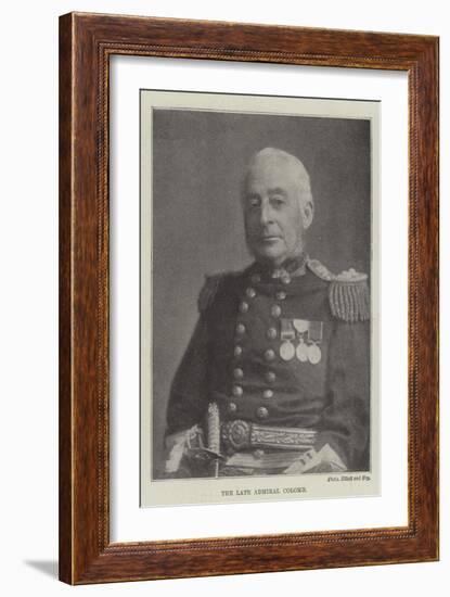 The Late Admiral Colomb-null-Framed Giclee Print