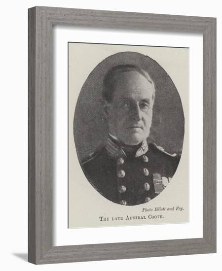 The Late Admiral Coote-null-Framed Giclee Print