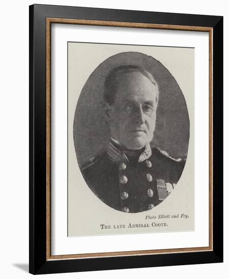 The Late Admiral Coote-null-Framed Giclee Print