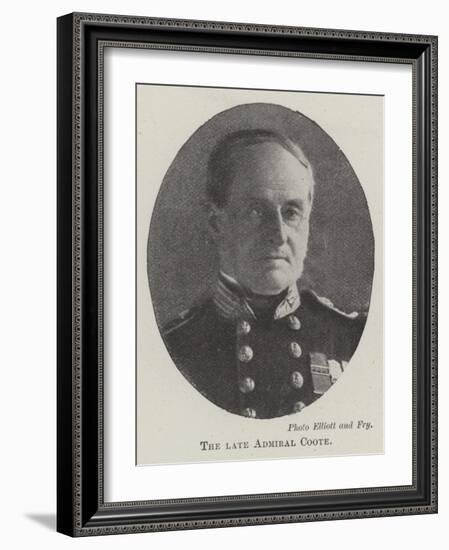 The Late Admiral Coote-null-Framed Giclee Print