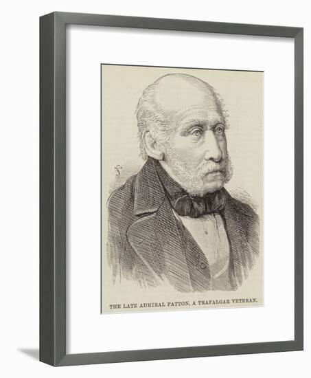 The Late Admiral Patton, a Trafalgar Veteran-null-Framed Giclee Print