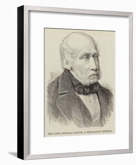 The Late Admiral Patton, a Trafalgar Veteran-null-Framed Giclee Print