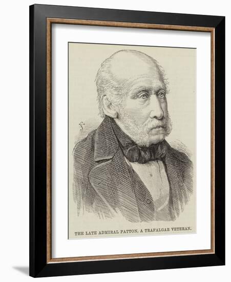 The Late Admiral Patton, a Trafalgar Veteran-null-Framed Giclee Print