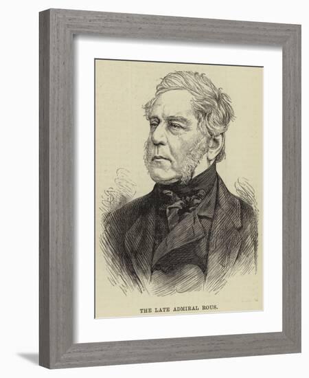 The Late Admiral Rous-null-Framed Giclee Print