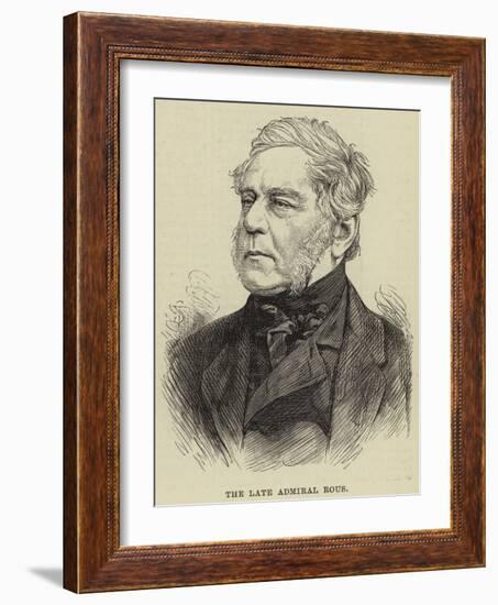 The Late Admiral Rous-null-Framed Giclee Print