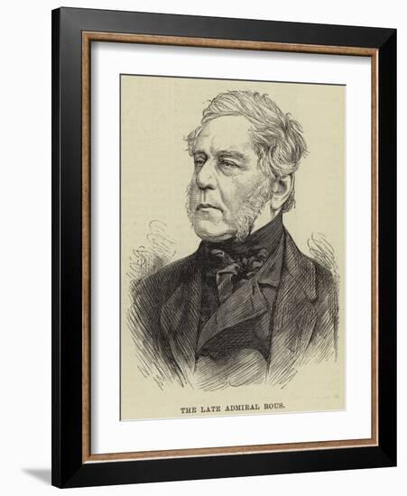 The Late Admiral Rous-null-Framed Giclee Print