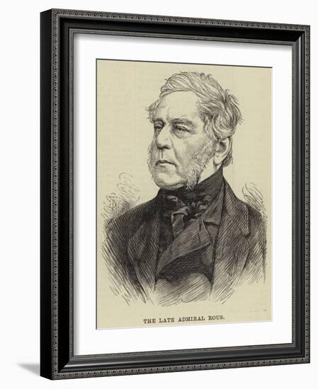 The Late Admiral Rous-null-Framed Giclee Print