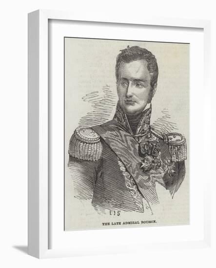 The Late Admiral Roussin-null-Framed Giclee Print