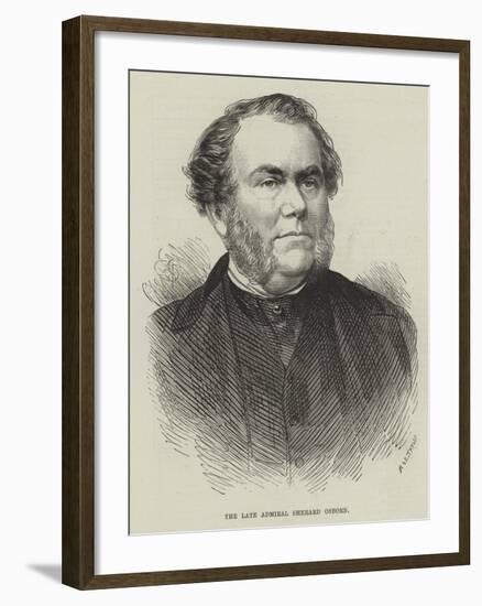 The Late Admiral Sherard Osborn-null-Framed Giclee Print