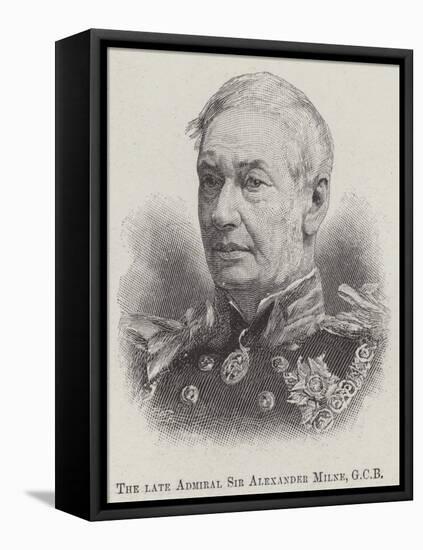 The Late Admiral Sir Alexander Milne-null-Framed Premier Image Canvas