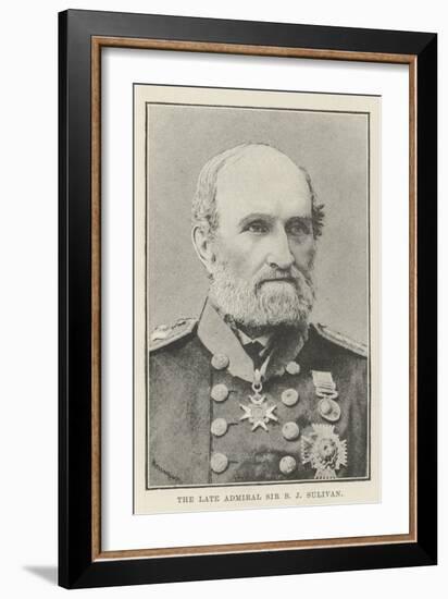 The Late Admiral Sir B J Sulivan-null-Framed Giclee Print