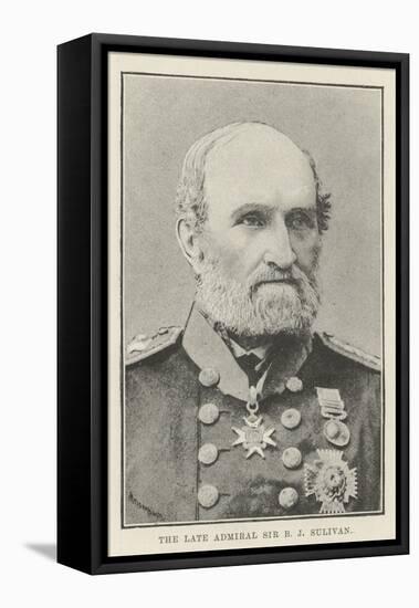 The Late Admiral Sir B J Sulivan-null-Framed Premier Image Canvas