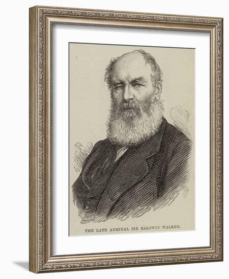 The Late Admiral Sir Baldwin Walker-null-Framed Giclee Print