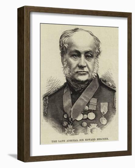 The Late Admiral Sir Edward Belcher-null-Framed Giclee Print