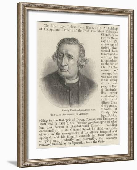 The Late Archbishop of Armagh-null-Framed Giclee Print