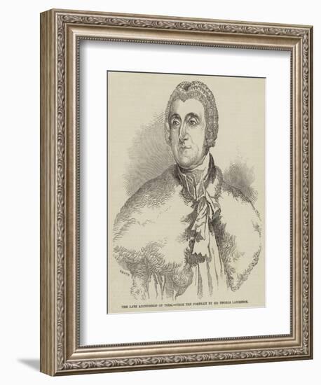 The Late Archbishop of York-Thomas Lawrence-Framed Giclee Print